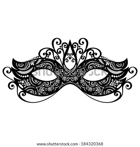 Masks Masquerade Vector Party Mask Vector Stock Vector 107689649 ...