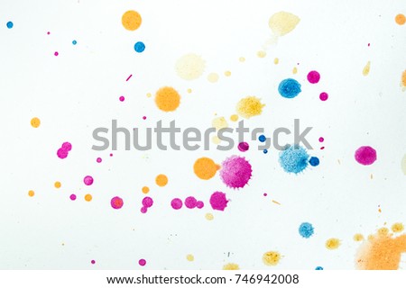 Spray Vector Paint Watercolor Splash Backgroundcolorful Stock Vector ...