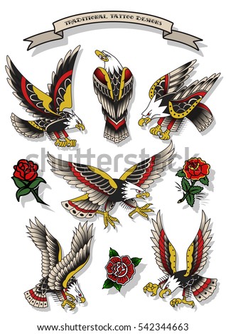 Classic American Eagle Tattoo Designs Classic American Eagle Tattoo Designs