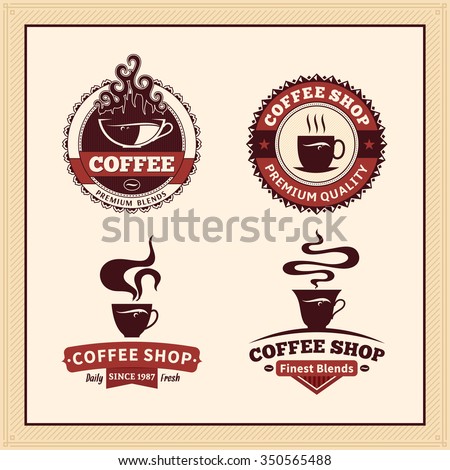 Set Labels On Theme Tea Tradition Stock Vector 225519832 - Shutterstock