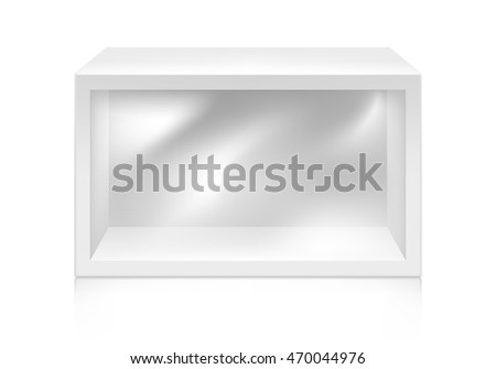 Download Paper White Box Window Mockup Template Stock Vector 470044976 - Shutterstock