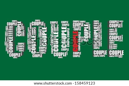 Couple Typography 3d Text Word Art Stock Vector 158459123 Shutterstock - 450x301 - jpeg Couples Word