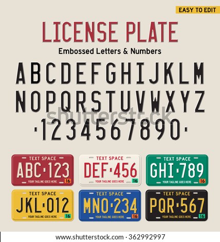 France License Plates Fonts - Namevita