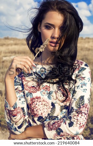 Image result for photos of women  summer flower dresses
