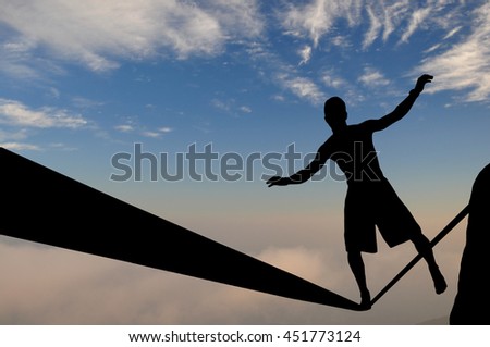 Tightrope Stock Photos, Royalty-Free Images & Vectors - Shutterstock