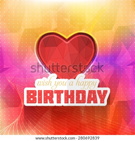Happy birthday to you stylish text Happy birthday to you stylish text