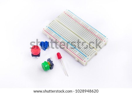 Breadboard push button