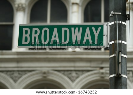 Broadway Street Sign Stock Images, Royalty-Free Images &amp; Vectors | Shutterstock