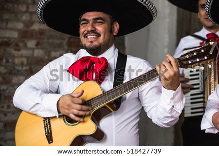 Mexican Musicians Studio Interior Mexico Mariachi Stock Photo 518427739 ...