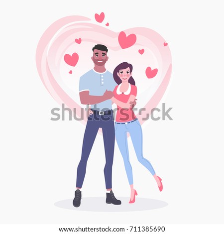 Cartoon Lover Hearts Stock Images, Royalty-Free Images & Vectors