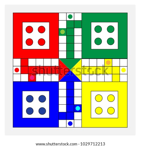 table gaming vector Board Classic Vector Game Vector Ludo Family Stock