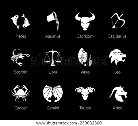 Set of horoscope symbols Stock Photos, Images, & Pictures | Shutterstock