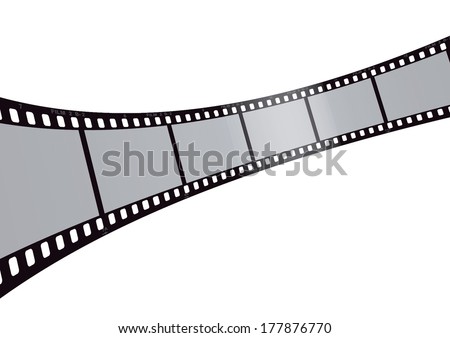 vector film strip 3D