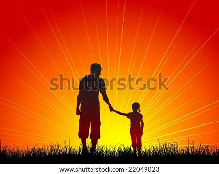 father and daughter