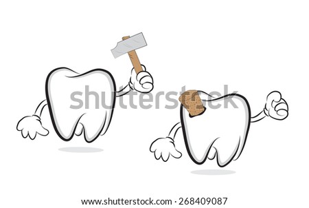 stock-vector-funny-tooth-with-hammer-chasing-another-tooth-to-fix-cavities-268409087.jpg