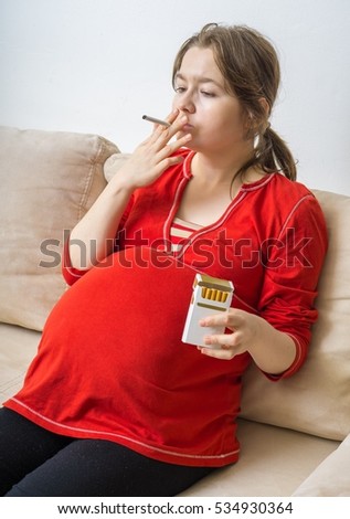 Pregnancy and cigeratte smoke