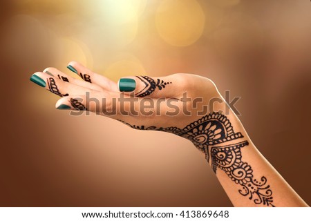 woman hand black mehndi tattoo hand stock photo 413869648 woman hand black mehndi tattoo hand stock photo 413869648
