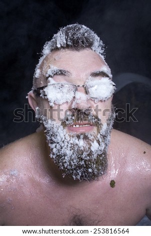 Image result for naked man snow