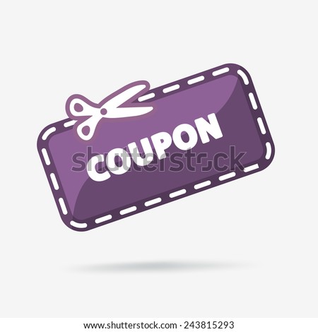 Discount parking coupons icon