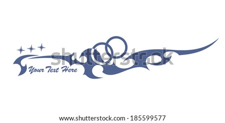 Flame tribal decal sticker for sport cars