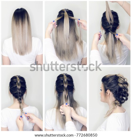 Before And After Hairstyle Tutorial Hairdresser Making Amazing Hairstyles Step By DIY Before And After Hairstyle Tutorial Hairdresser Making Amazing Hairstyles Step By DIY