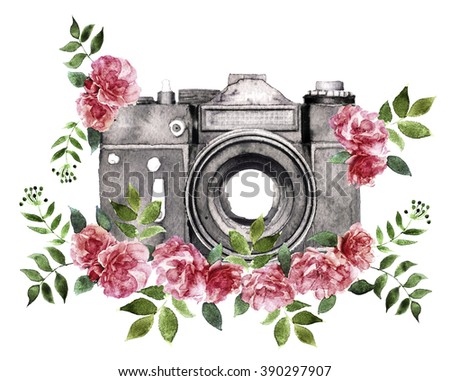 "watercolor Camera" Stock Images, Royalty-Free Images & Vectors