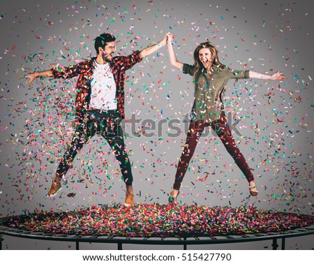 Image result for enjoying trampoline