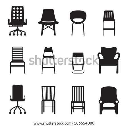 Chair Icon Stock Photos, Images, & Pictures | Shutterstock