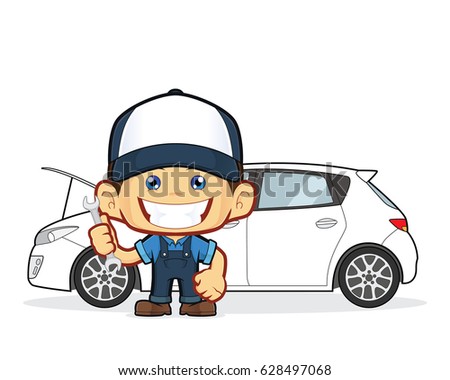 Car Mechanic Cartoon Stock Images, Royalty-Free Images & Vectors