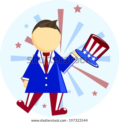 paper cut style illustration american patriot stock illustration paper cut style illustration american patriot stock illustration