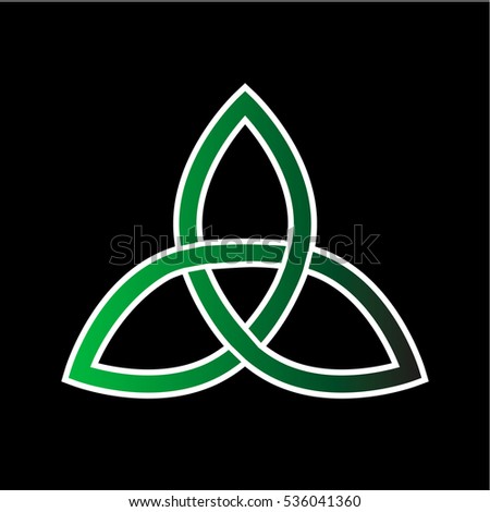 Celtic Trinity Knot Stock Vector 608285987 - Shutterstock