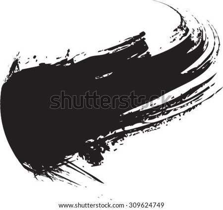 Download Vector Grunge Paint Brush Curved Brush Stock Vector ...