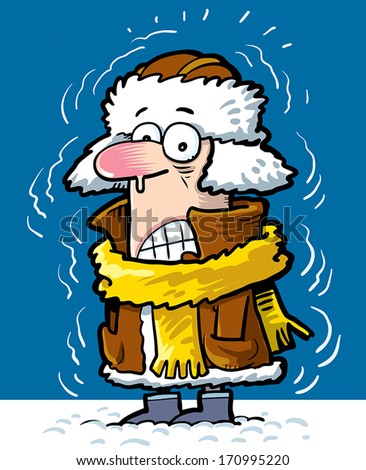 Freezing Cold Man Stock Vectors & Vector Clip Art | Shutterstock