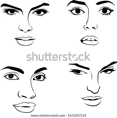 face of woman