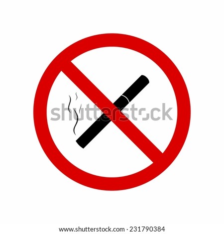 Forbidding Vector Signs No Smoking No Stock Vector 62723998 - Shutterstock