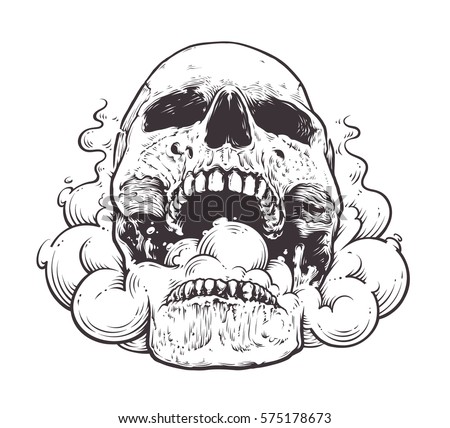 free skull vector