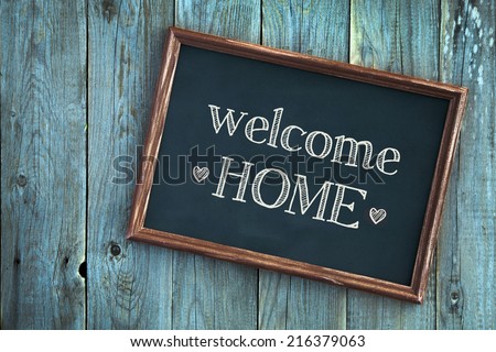 Обои welcome home