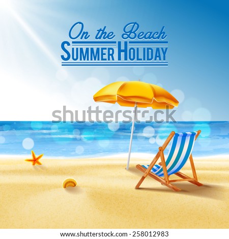 on the beach