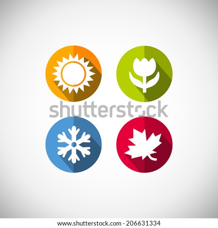 Four Seasons Icon Stock Photos, Images, & Pictures | Shutterstock