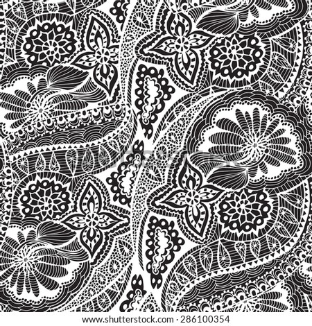 Exotic Malaysian Batik Floral Pattern Print Stock Photo 73094263 ...