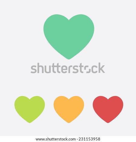 Valentine heart simbol.