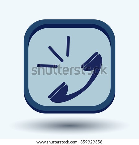 Incoming Outgoing Call Symbol Incoming Call Stock Vector 304470134