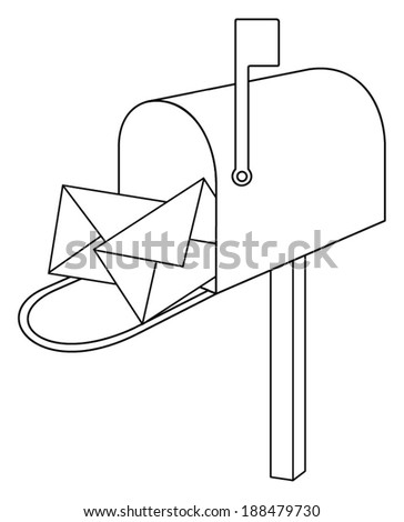 Stock Images similar to ID 4703389 - mailbox silhouette