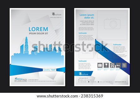 Architecture Design Template brochure template design concept architecture design stock vector Architecture Design Template brochure template design concept architecture design stock vector
