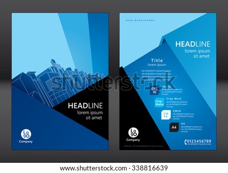 Architecture Design Template brochure template design concept architecture design stock vector Architecture Design Template brochure template design concept architecture design stock vector