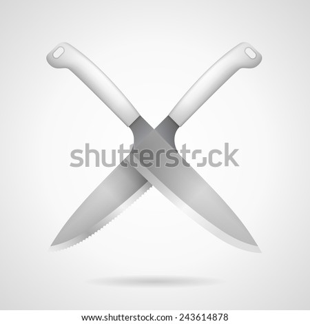 Kitchen Knife Vector crossed knife stock images, royalty-free images & vectors Kitchen Knife Vector crossed knife stock images, royalty-free images & vectors