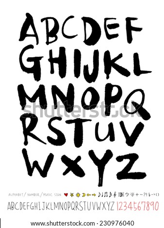 Hand Lettering Alphabet Stock Photos, Images, & Pictures | Shutterstock