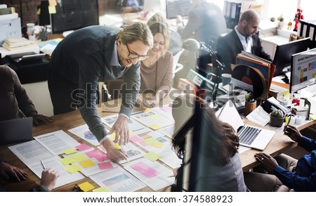 Business People Planning Strategy Analysis Office Concept