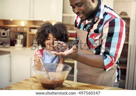 Family Cooking Kitchen Food Togetherness Concept