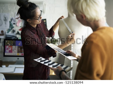 Fashion Design Mannequin Measurement Concept